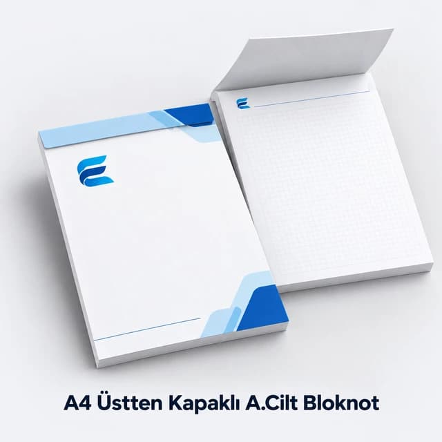 Eskişehir'de A4 üstten kapaklı A.Cilt bloknot baskısı (20 × 28 cm)