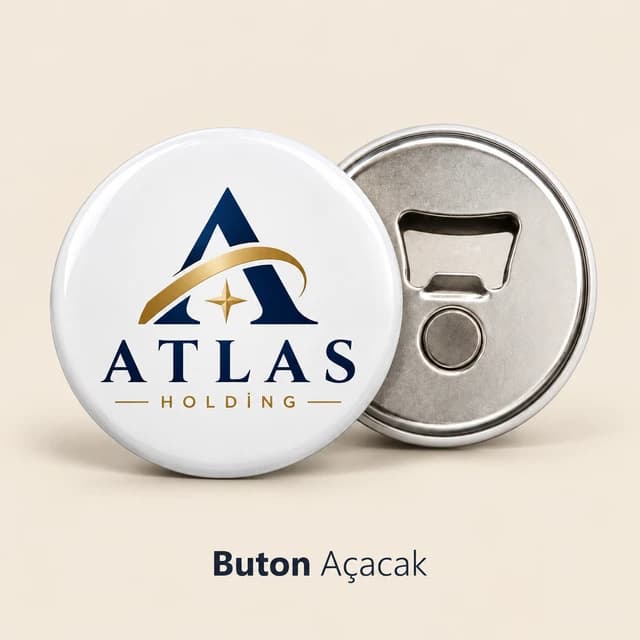 Eskişehir'de firmalar için kurumsal logo baskılı mıknatıslı buton açacak