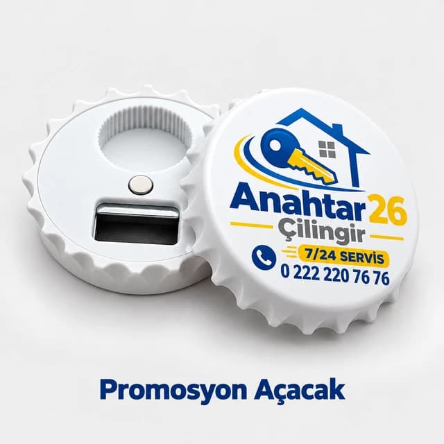 Eskişehir'de çilingir için servis telefonu baskılı magnetli açacak