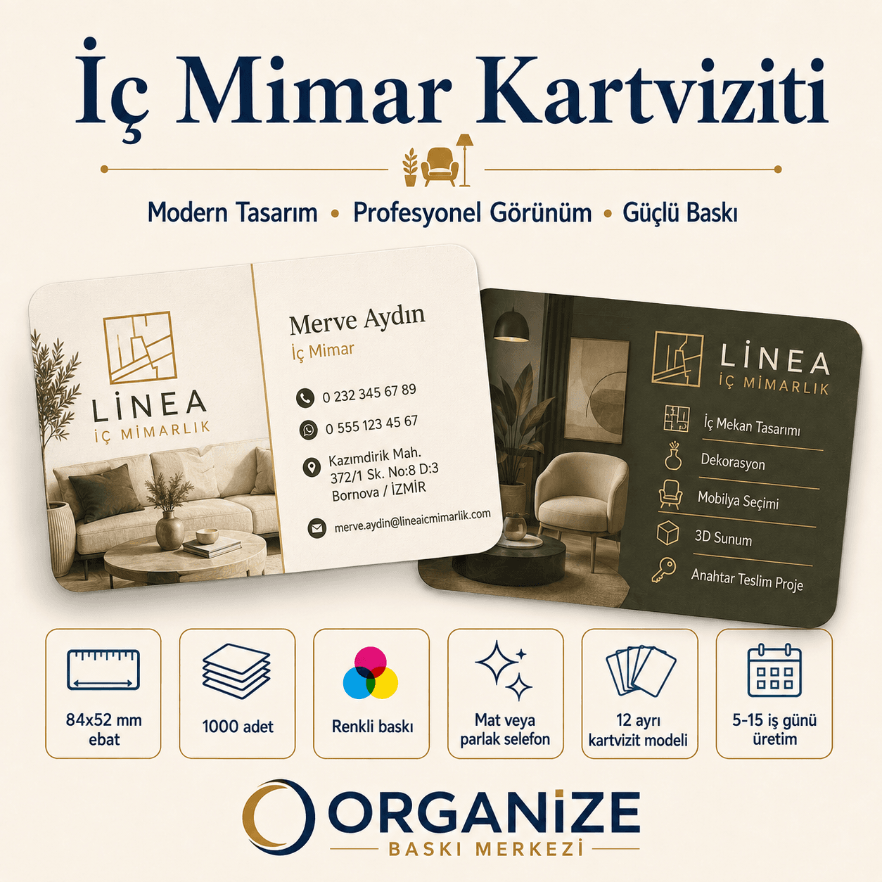 Mühendislik & Mimarlık Kartvizitleri