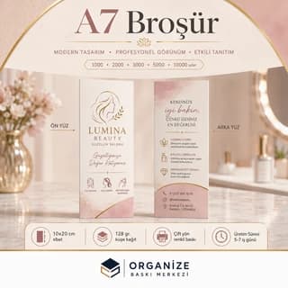 A7 broşür baskı örneği - Eskişehir Matbaa