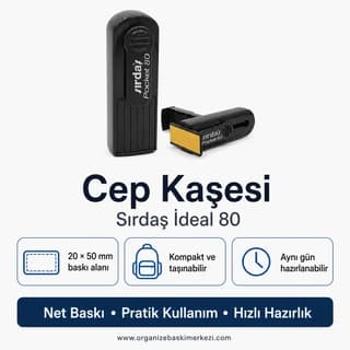 Cep Kaşesi ölçü ve özellikler - Eskişehir Matbaa