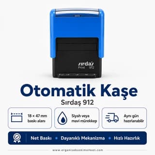 KAŞE (912) ölçü ve özellikler - Eskişehir Matbaa