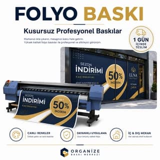 One Way Vision Baskı - Eskişehir folyo baskı örneği 1