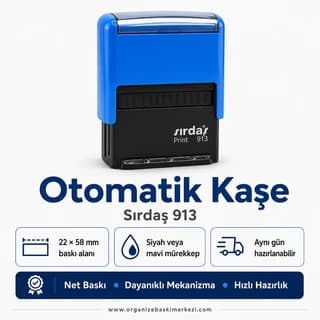 KAŞE (913) ölçü ve özellikler - Eskişehir Matbaa