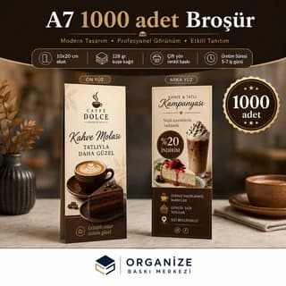 A7 1.000 adet broşür baskı örneği - Eskişehir Matbaa