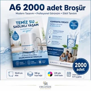A6 2.000 adet broşür baskı örneği - Eskişehir Matbaa