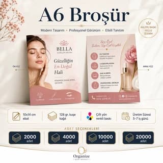 A6 broşür baskı örneği - Eskişehir Matbaa