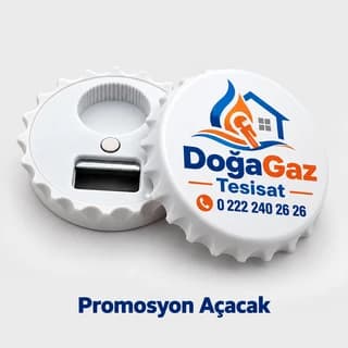 Eskişehir'de tesisat ve doğal gaz firması için logo baskılı açacak
