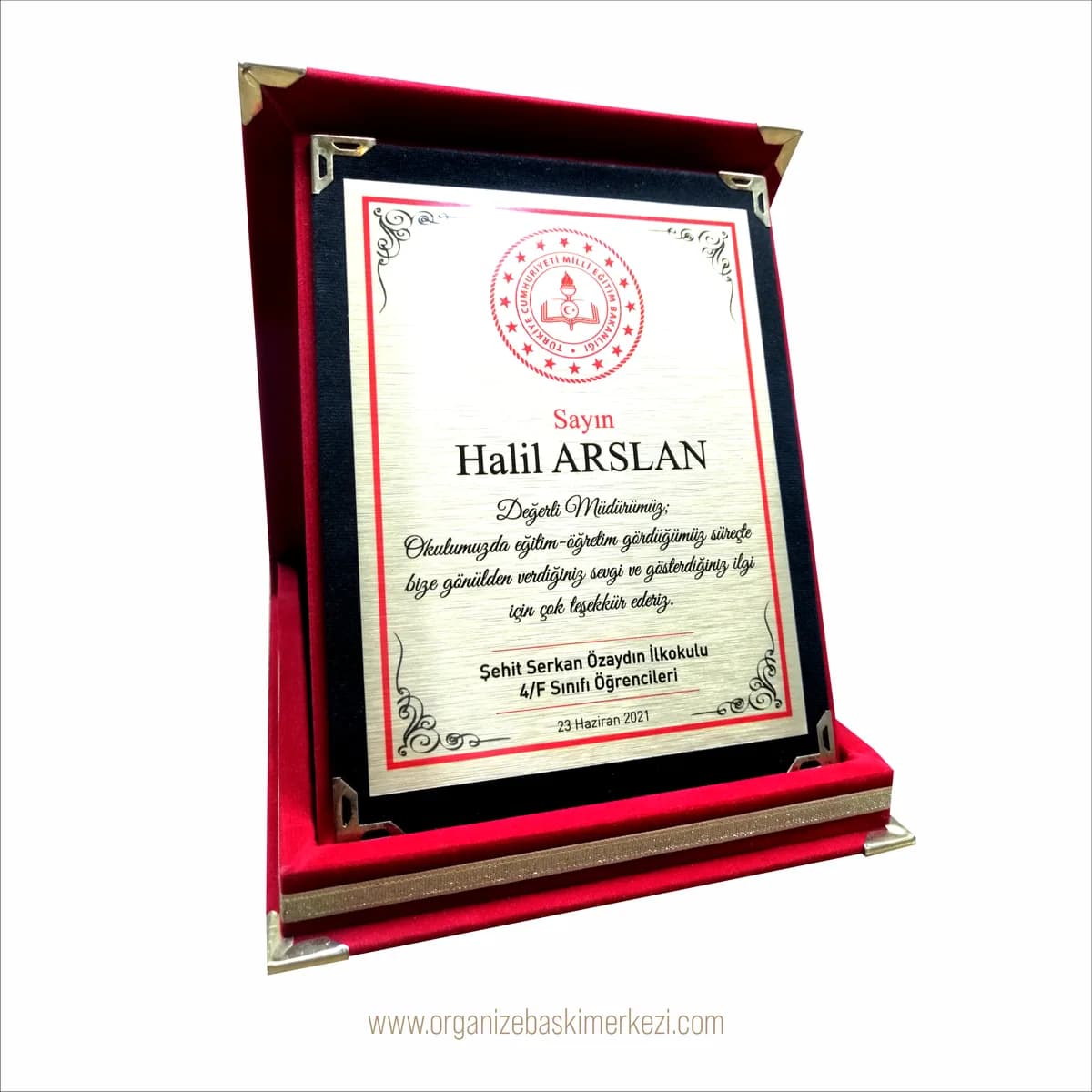 Eskişehir Kadife Plaket