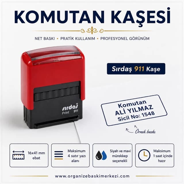 Komutan Kaşesi Sırdaş 911 16x41 mm