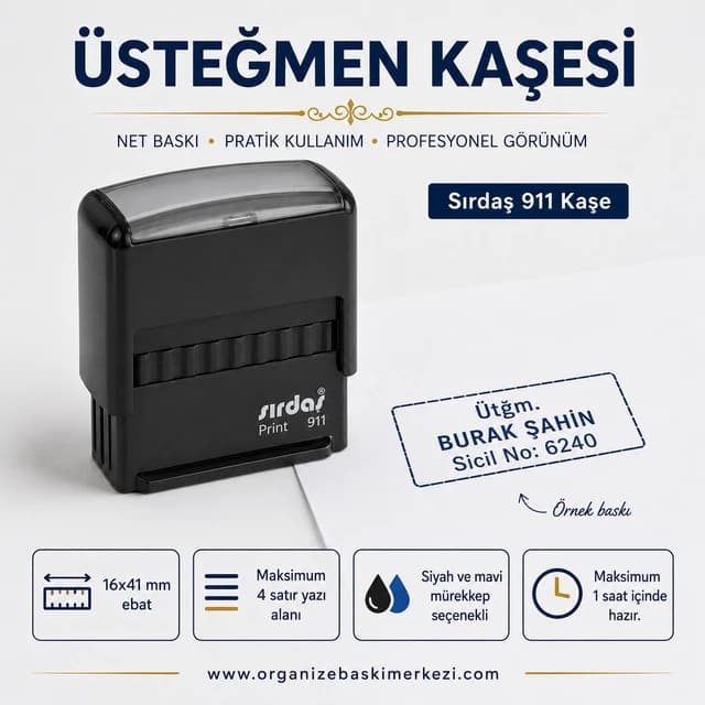Üsteğmen Kaşesi Sırdaş 911 16x41 mm