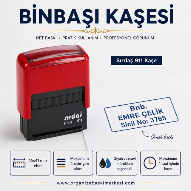 Binbaşı Kaşesi Sırdaş 911 16x41 mm