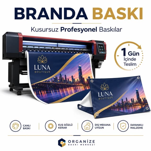 Evlenme Teklifi Brandası - Eskişehir branda baskı örneği