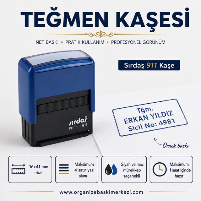 Teğmen Kaşesi Sırdaş 911 16x41 mm