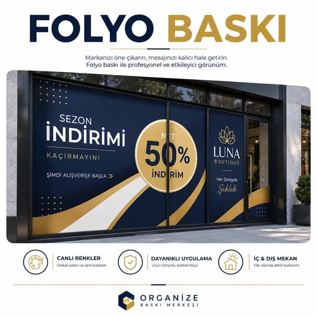 İç Mekan Folyo Baskı - Eskişehir folyo baskı örneği