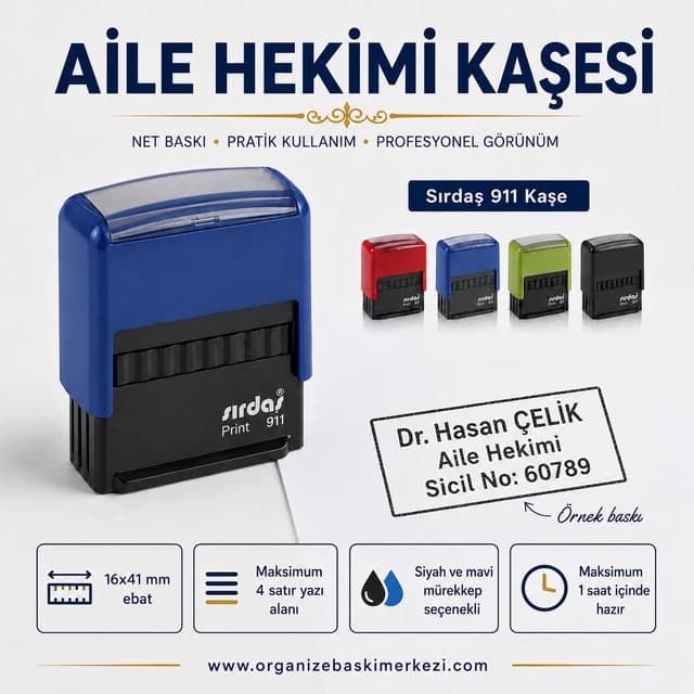 Aile Hekimi Kaşesi Sırdaş 911 16x41 mm