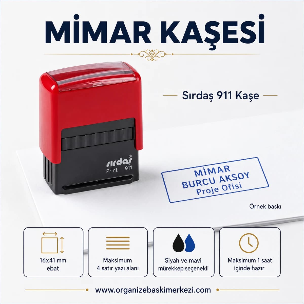 Mimar Kaşesi Sırdaş 911 16x41 mm