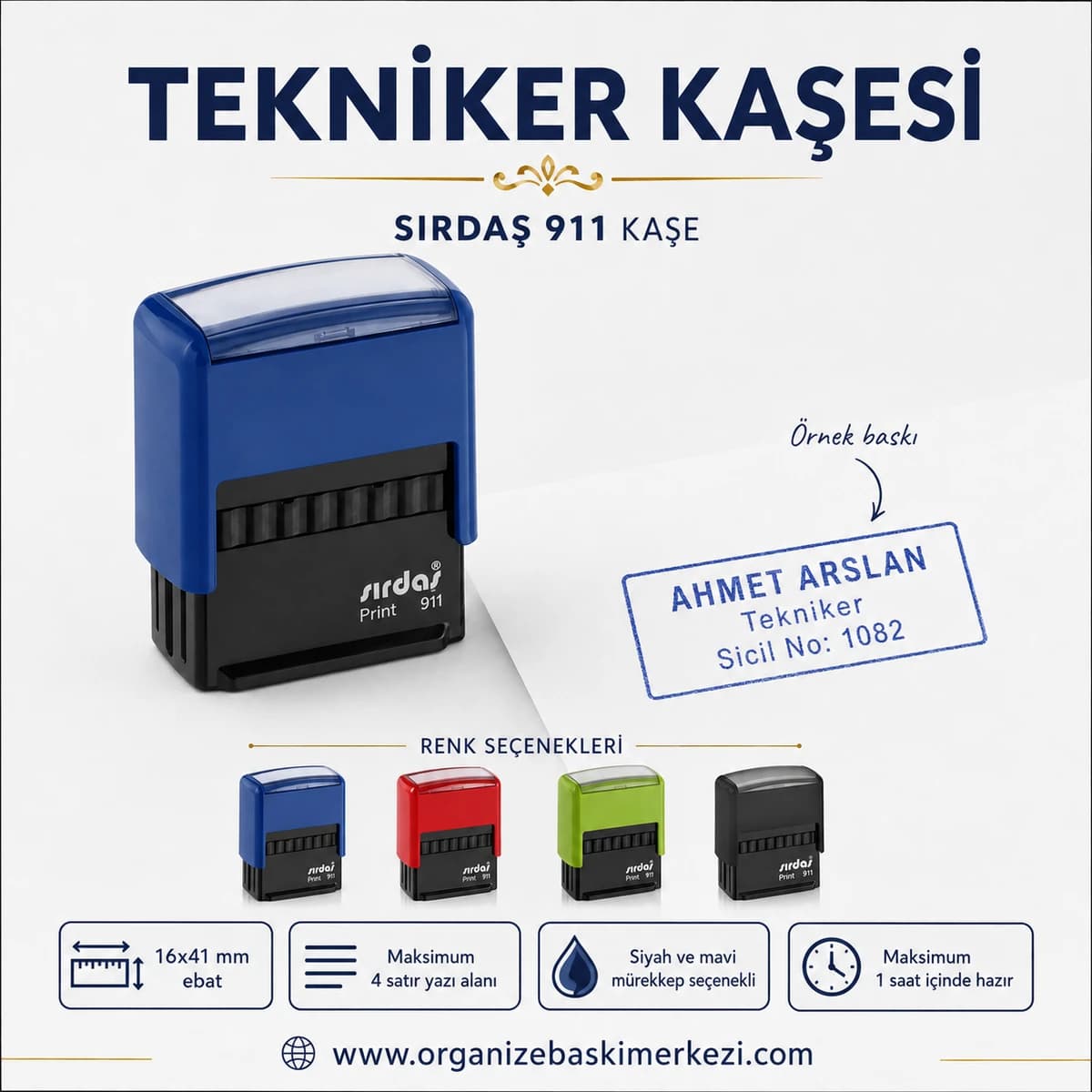 Tekniker Kaşesi Sırdaş 911 16x41 mm