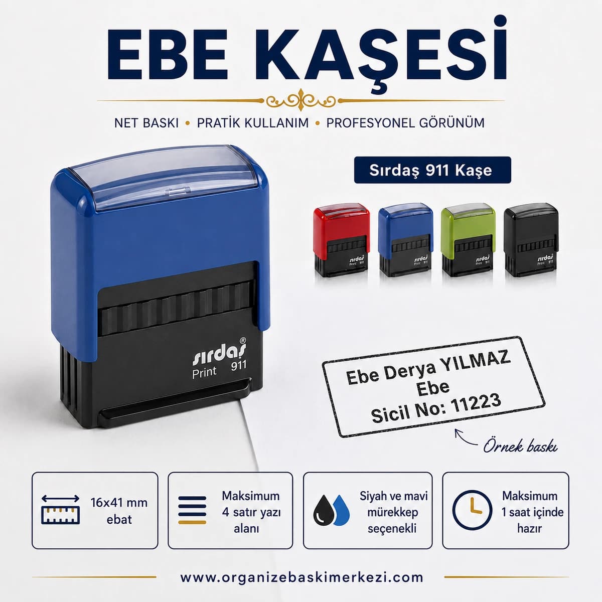 Ebe Kaşesi Sırdaş 911 16x41 mm