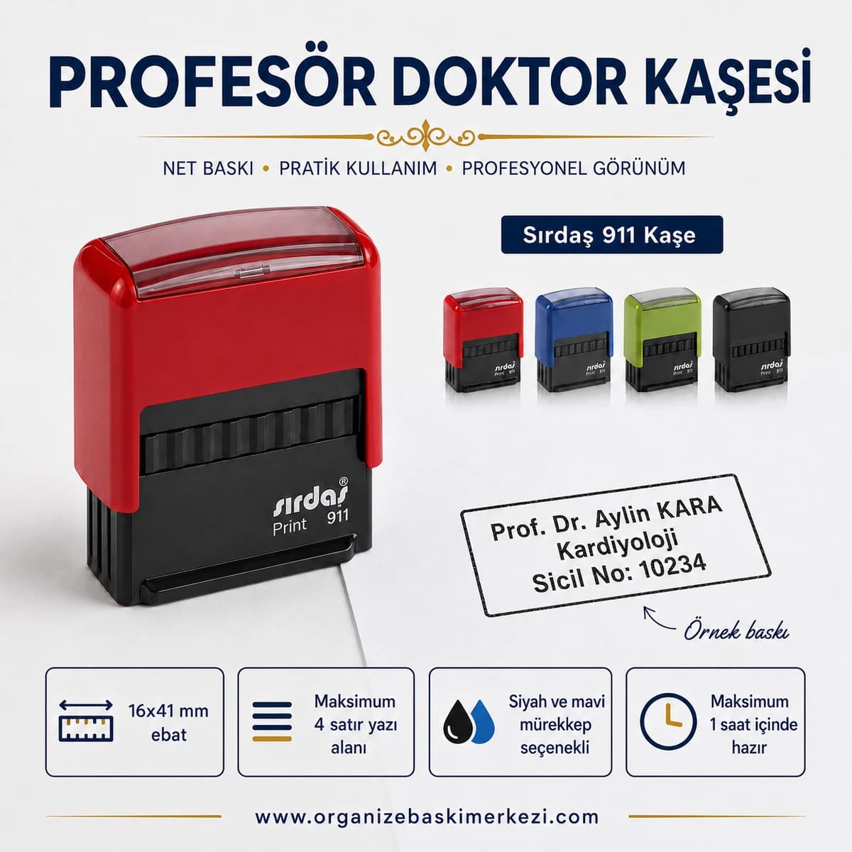 Profesör Doktor Kaşesi Sırdaş 911 16x41 mm
