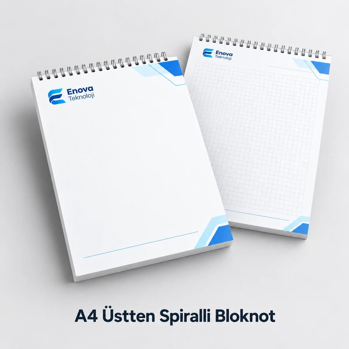 A4 Üstten Spiralli Bloknot Eskişehir'de A4 üstten spiralli bloknot baskısı (20 × 28 cm)