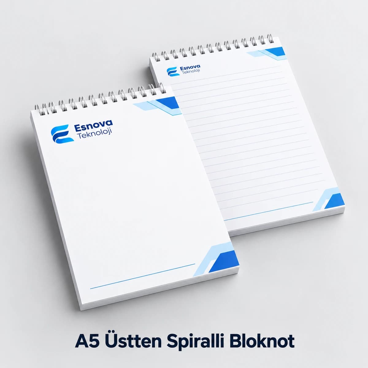 A5 Üstten Spiralli Bloknot Eskişehir'de A5 üstten spiralli bloknot baskısı (14 × 20 cm)