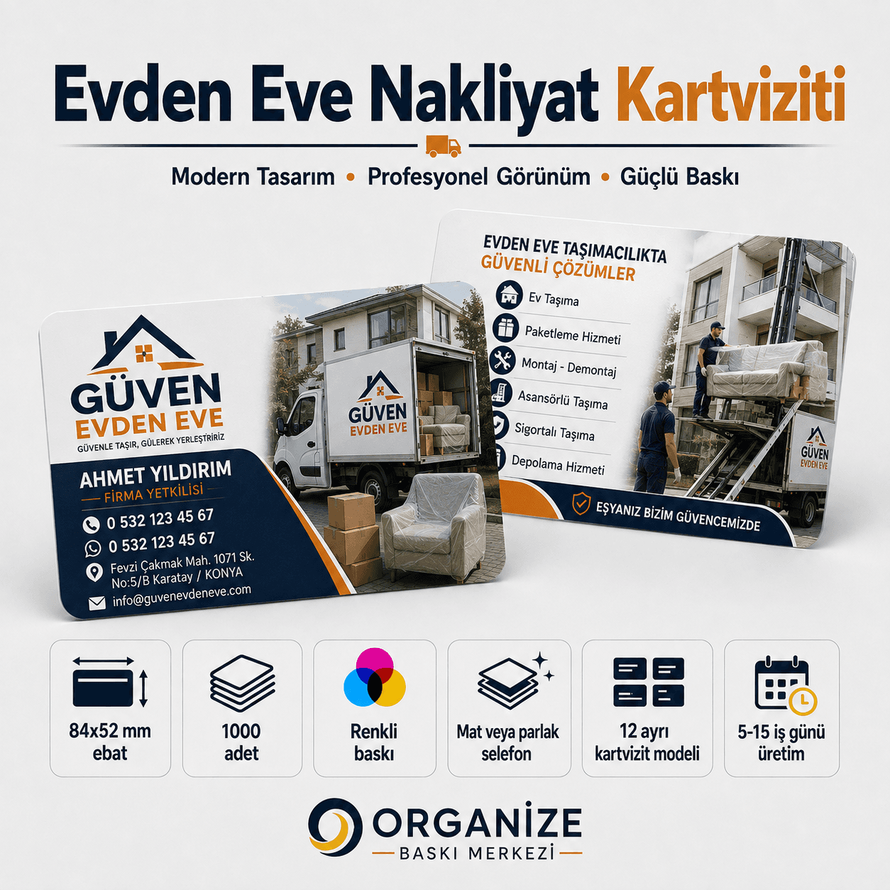 Nakliyat & Lojistik Kartvizitleri