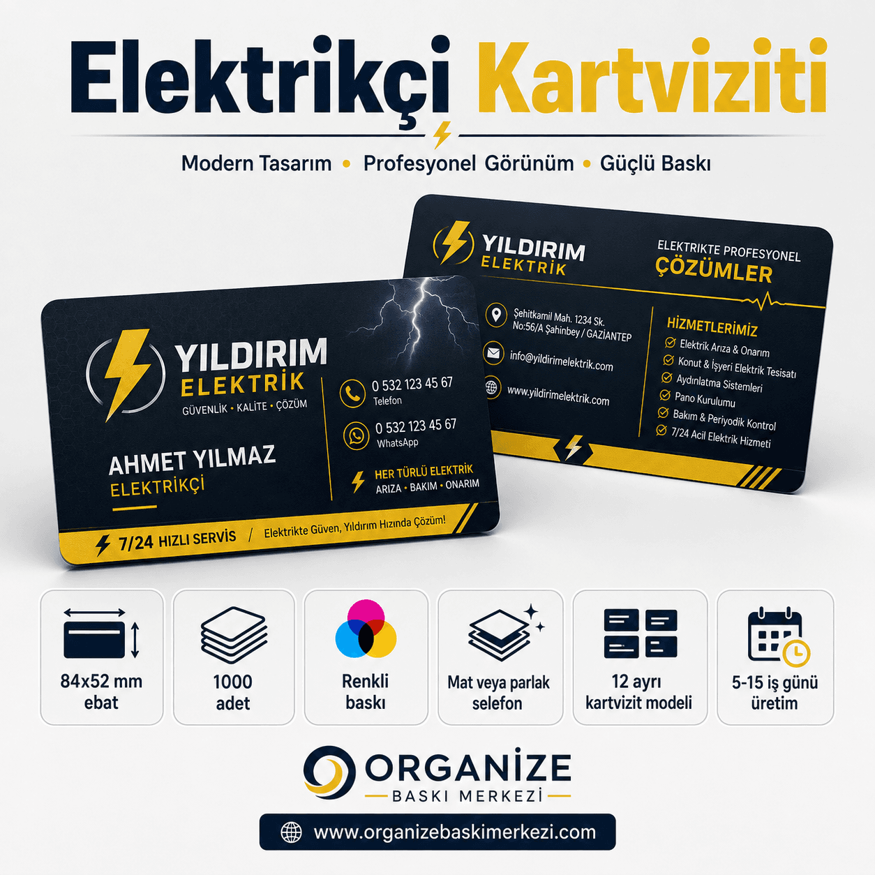 Teknik Servis & Usta Kartvizitleri