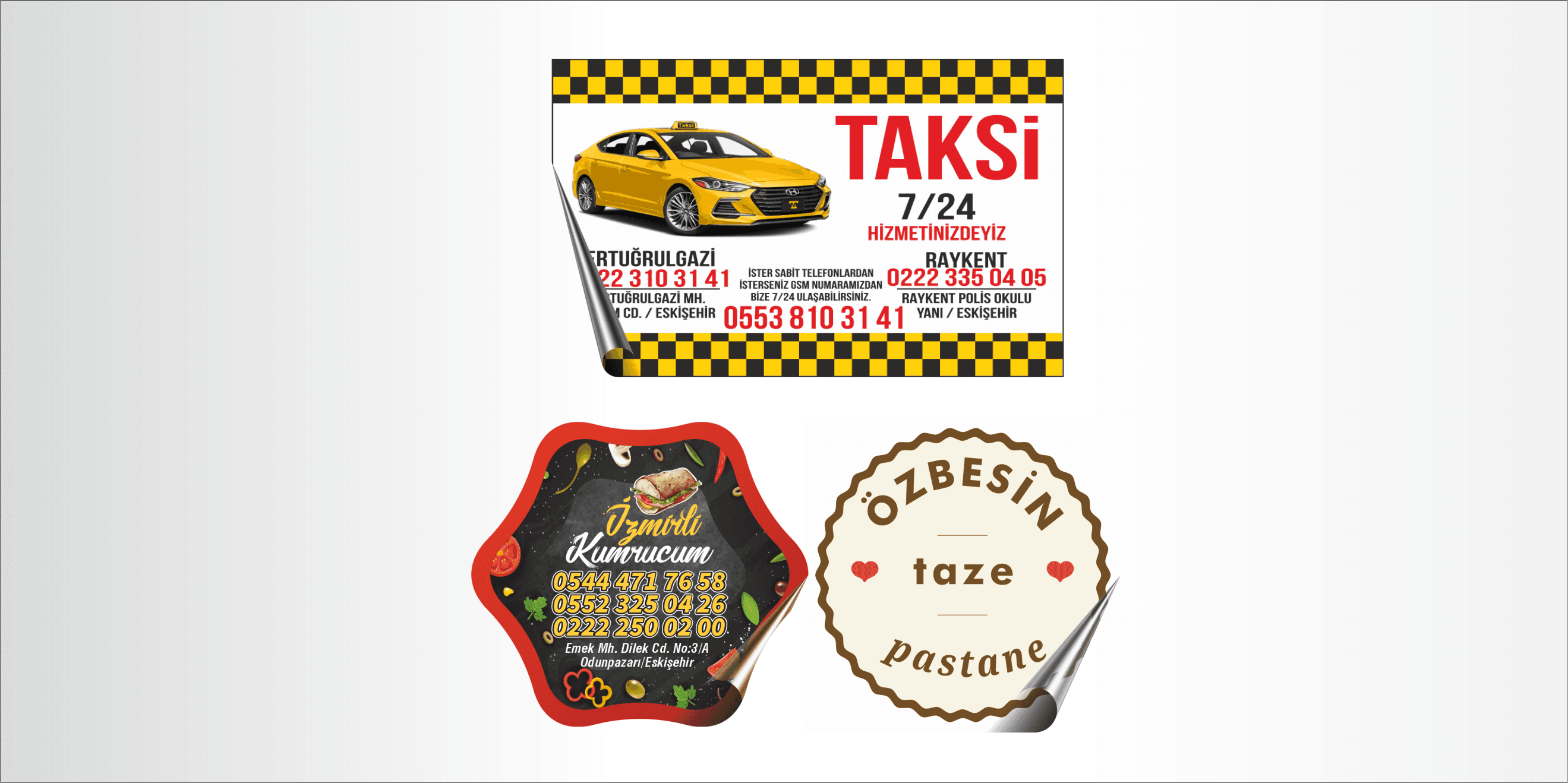 Eskişehir sticker baskı hizmeti