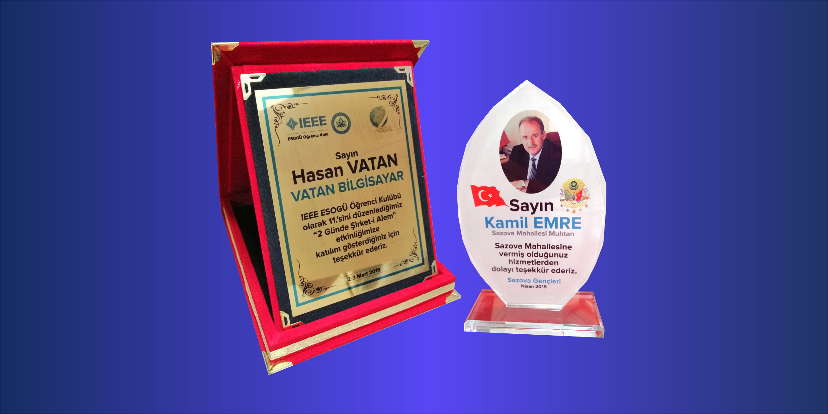 Eskişehir Baskı Merkezi – Kadife Plaket Üretimi (Aynı Gün Teslim)