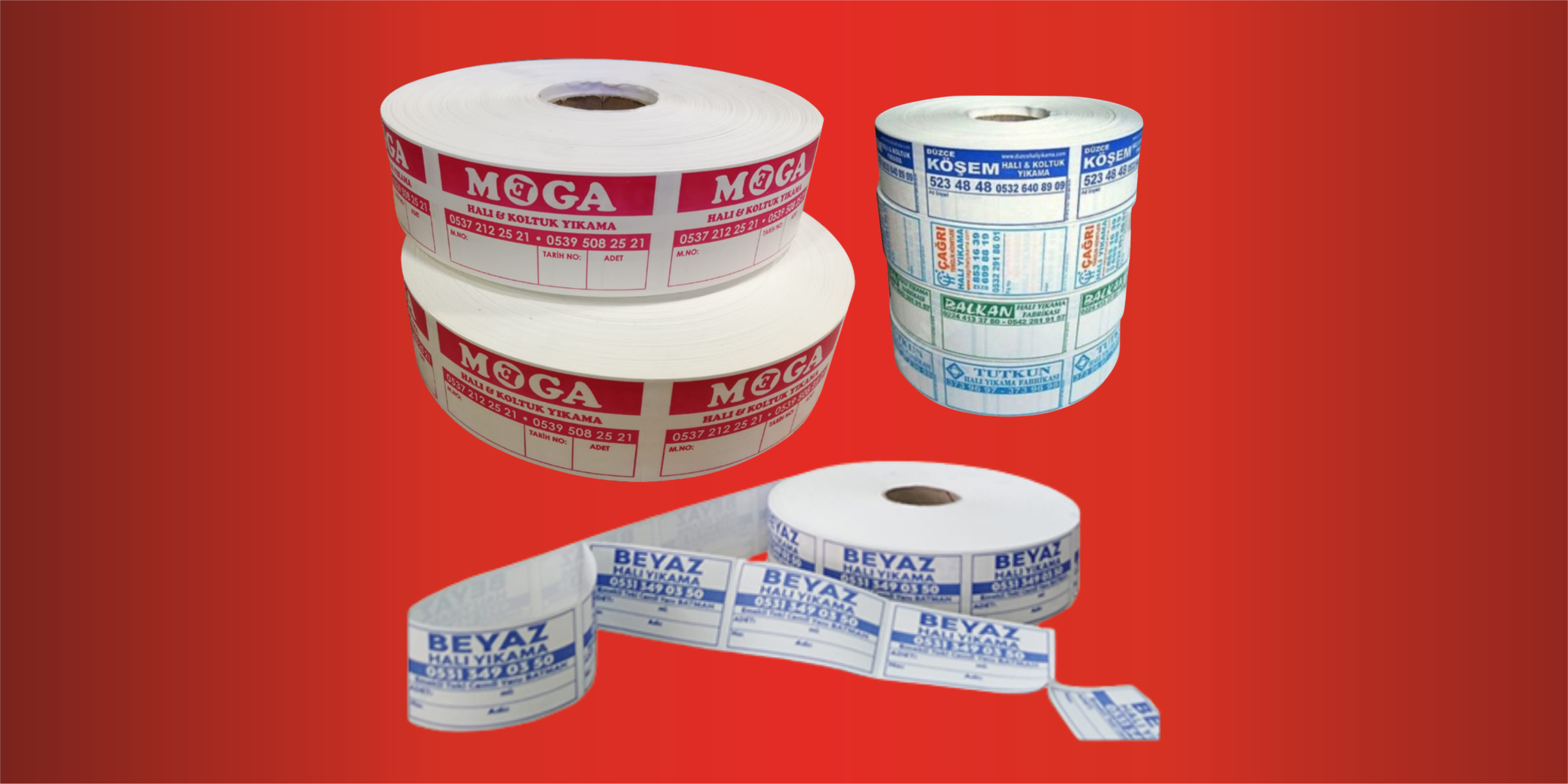 Halı Yıkama Etiketi Üretimi